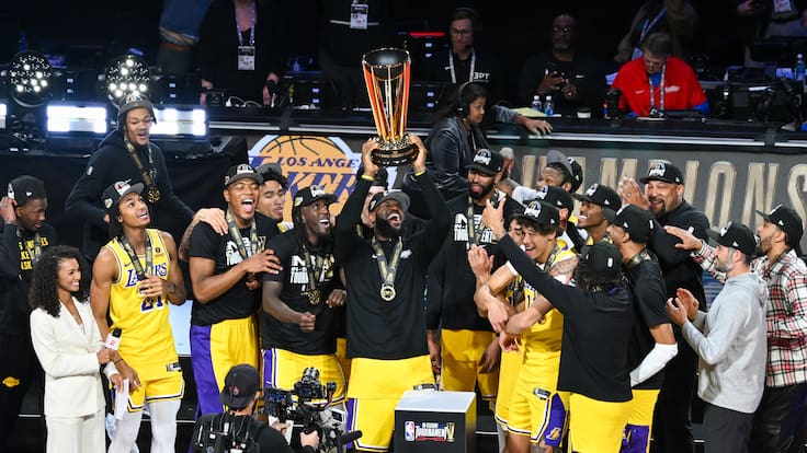Los Lakers se consagran campeones de la Copa NBA