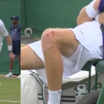 Se provocó heridas: el descontrol de Rublev en su debut y despedida en Wimbledon 2024