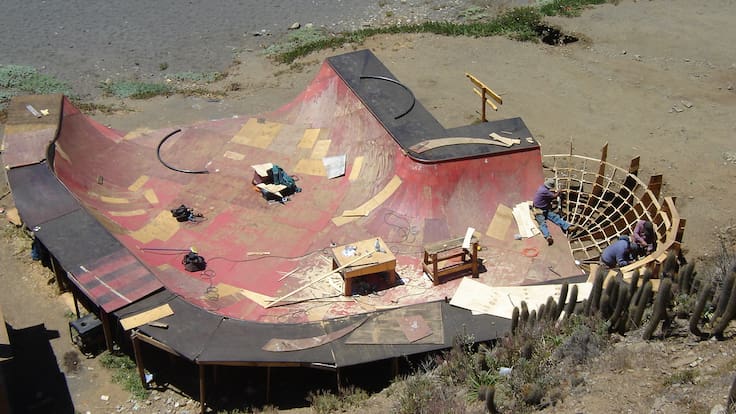Skatepark de Punta de Lobos será reconstruido tras ser arrasado por el tsunami de 2010