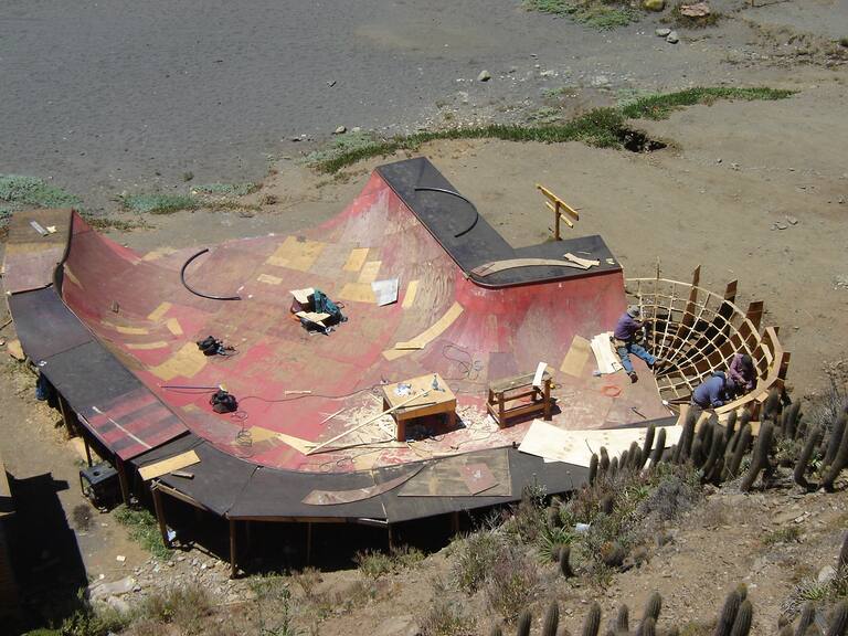 Skatepark de Punta de Lobos será reconstruido tras ser arrasado por el tsunami de 2010