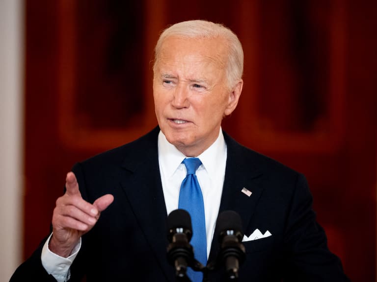 El presidente de Estados Unidos, Joe Biden, habla sobre la decisión de la Corte Suprema en la Casa Blanca.