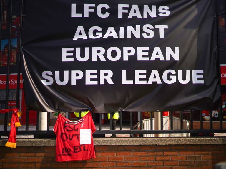 Fanáticos del Liverpool rechazaron la inscripción en la Superliga Europea