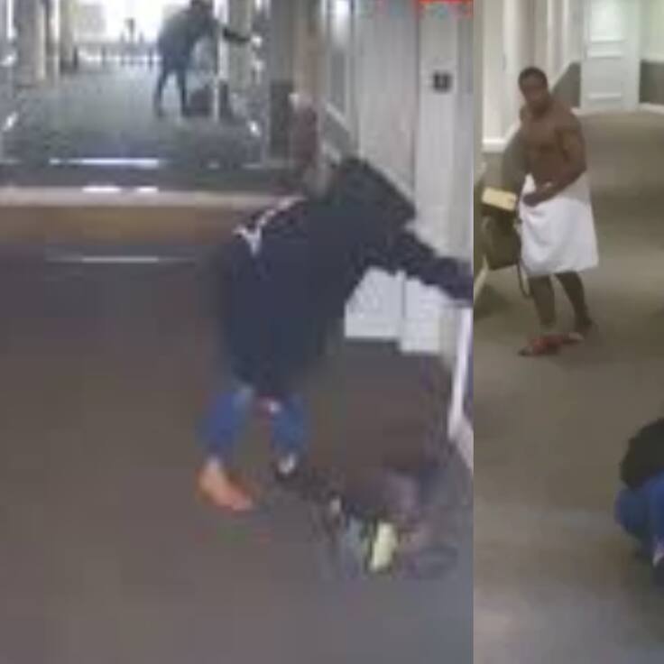 Revelan video de reconocido rapero golpeando a su expareja en pleno pasillo de hotel