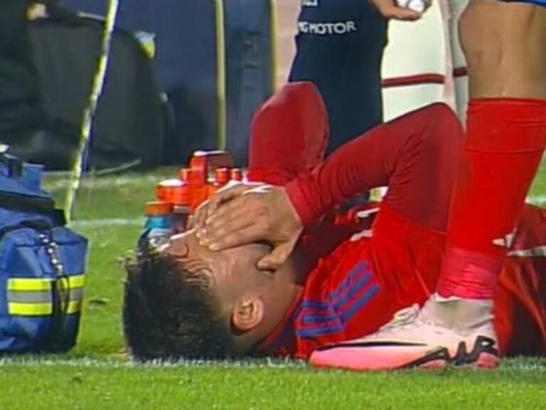 La mala fortuna de Felipe Loyola: lesión solo le permitió jugar 20 minutos ante Paraguay