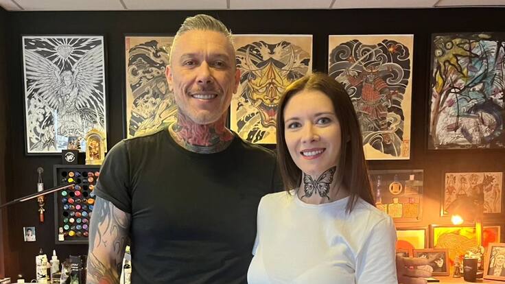 “Es por un buen fin”: Carla Jara explica el origen de su “tatuaje” en el cuello