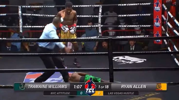 Boxeo: el colapso sufrido por Tramaine Williams en pleno combate