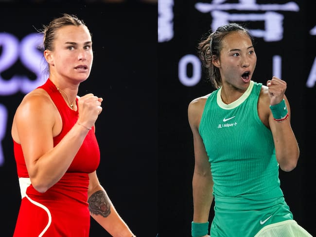 Sabalenka y Zheng se enfrentarán en la final femenina del Open de Australia