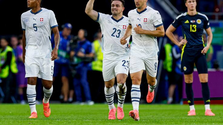 Suiza rescata un empate ante Escocia y se acerca a octavos en la Eurocopa 2024
