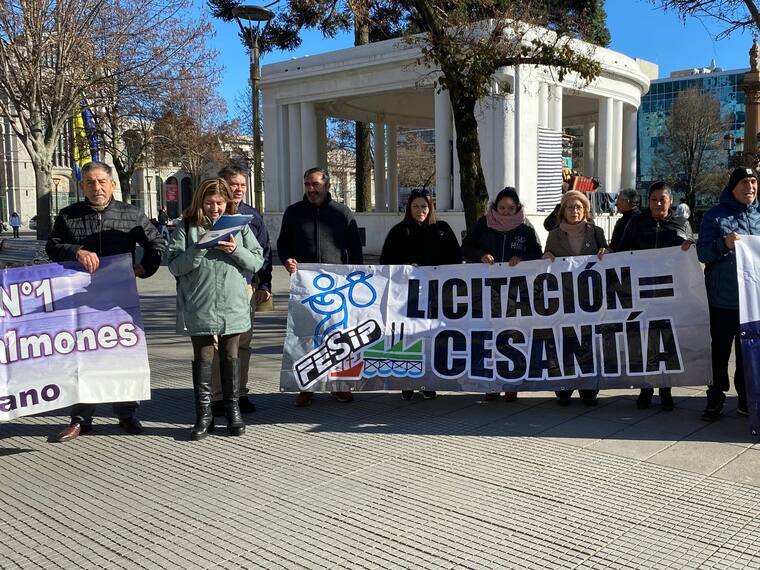 Continúa polémica por Ley de Pesca: gremios de la región se manifestaron en Plaza Concepción