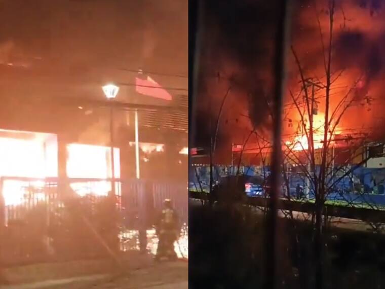 Incendio destruye mall chino por completo en El Monte