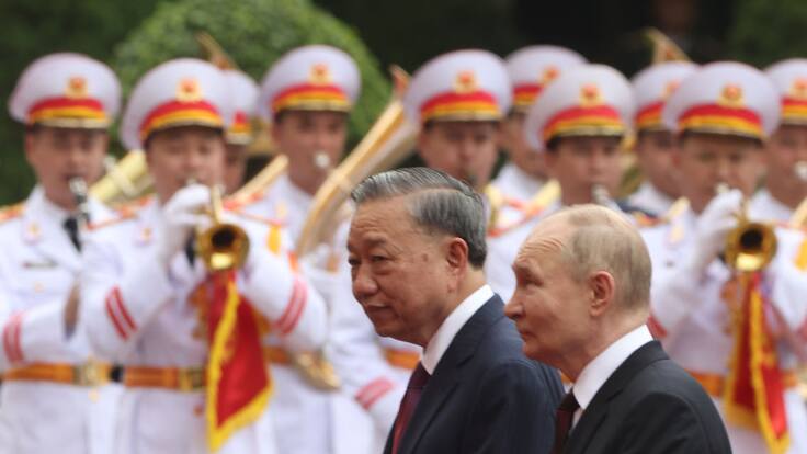 Vladimir Putin continúa su gira por Asia: luego de Corea del Norte llega a Vietnam