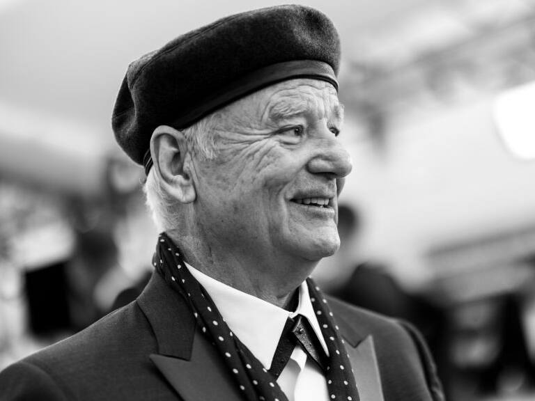 HOLLYWOOD, CALIFORNIA - MARCH 27:  (EDITORS NOTE: Image has been converted to black and white) Bill Murray attends the 94th annual Academy Awards at Hollywood and Highland on March 27, 2022 in Hollywood, California. (Photo by Emma McIntyre/Getty Images)