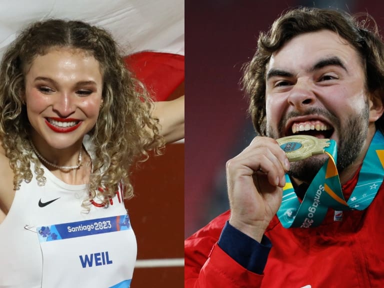 Panamericanos Santiago 2023: el monto que recibirán Lucas Nervi y Martina Weil por ganar medallas de oro para Chile