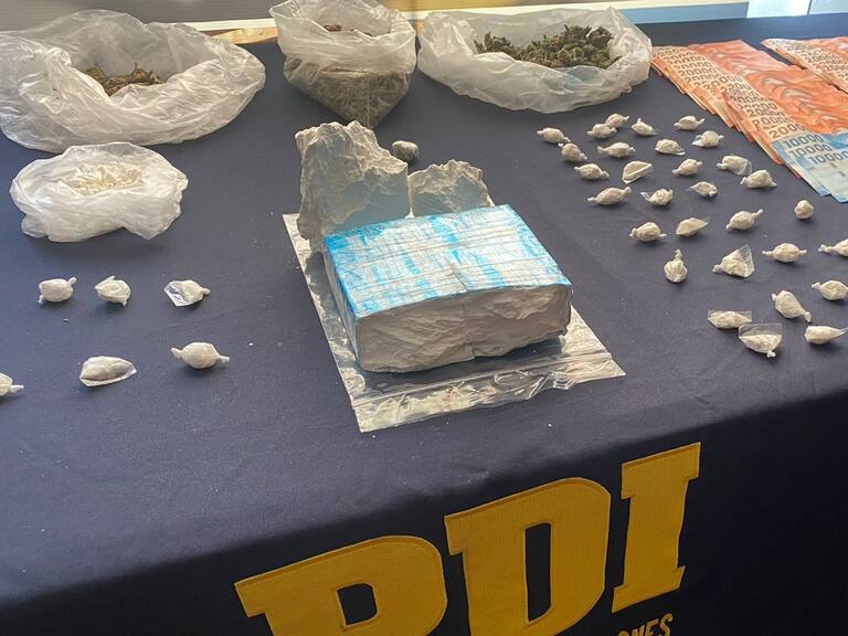 Operación «arándano»: PDI detuvo a hombre que realizaba delivery de droga en Quillota