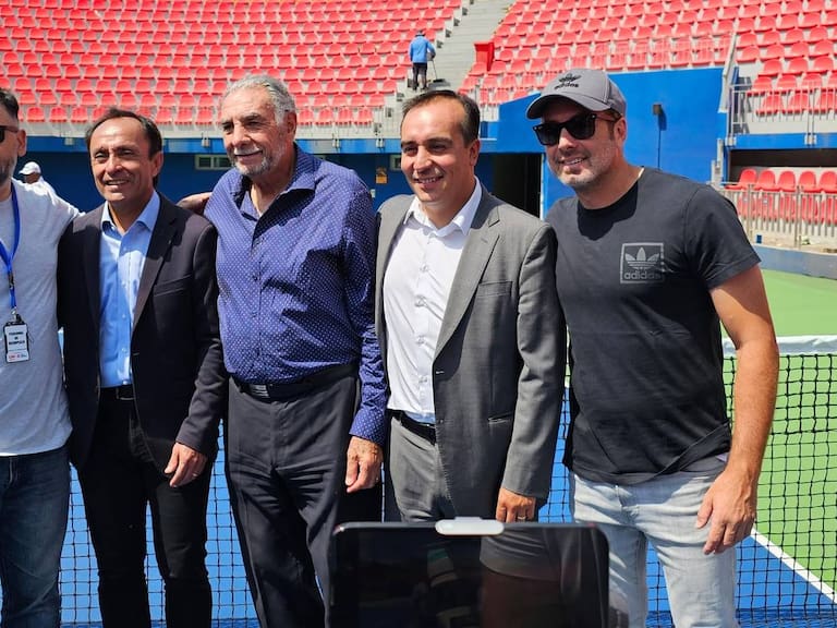 “Tenemos mucha ilusión”: Nicolás Massú revisó la remozada cancha de cemento para enfrentar a Perú por Copa Davis