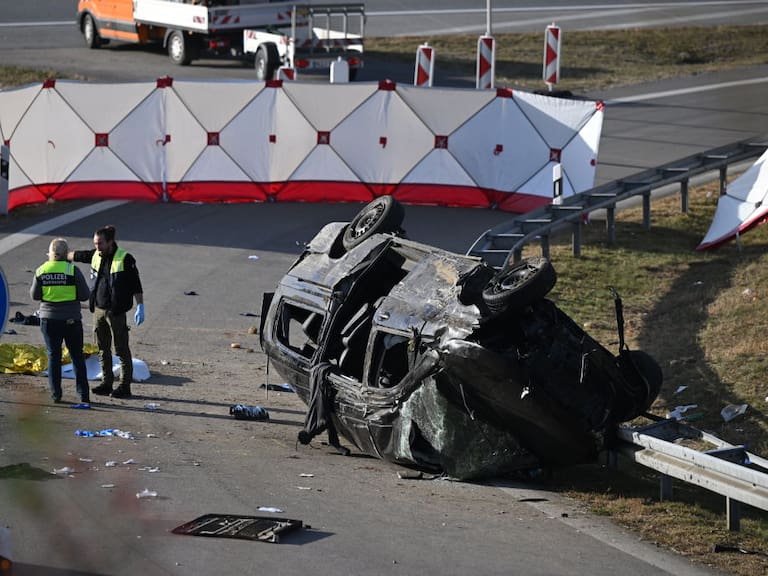 Policías de Alemania en el accidente con muertos y heridos en Baviera