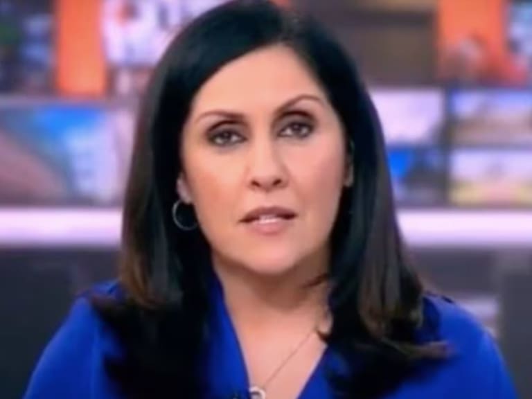 Presentadora de la BBC, Maryam Moshiri.