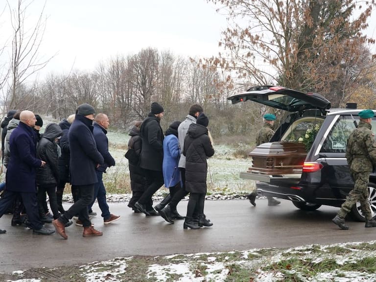 Funeral de víctimas de los misiles que impactaron en Przewodow de Polonia