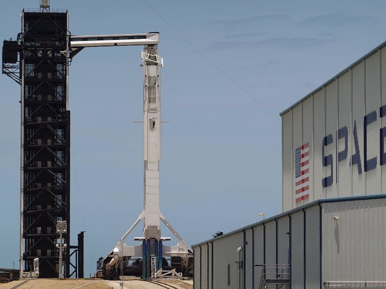 Un cohete de SpaceX en Cabo Cañaveral