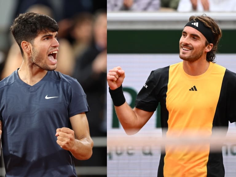 Carlos Alcaraz y Stefanos Tsitsipas vencen para citarse en los cuartos de final de Roland Garros