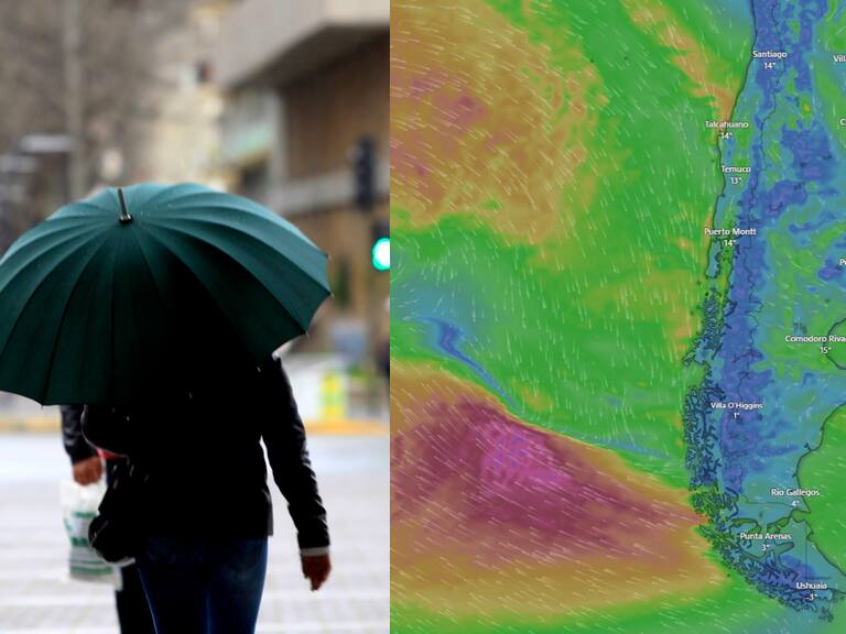 Ciclón extratropical en Chile: Revisa aquí cómo avanza EN VIVO el evento meteorológico con lluvias y viento 