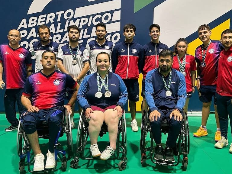 Team Para Chile del tenis de mesa logra histórica cosecha de medallas en Brasil