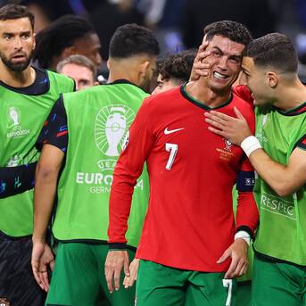 Desconsolado: Cristiano Ronaldo rompió en llanto tras fallar un penal por Portugal en la Eurocopa 2024