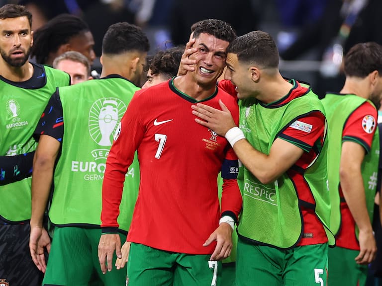 Desconsolado: Cristiano Ronaldo rompió en llanto tras fallar un penal por Portugal en la Eurocopa 2024 | Getty Images