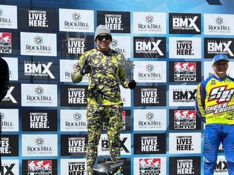 Mauricio Molina ganó el título del Rock Hill BMX Supercross en Estados Unidos