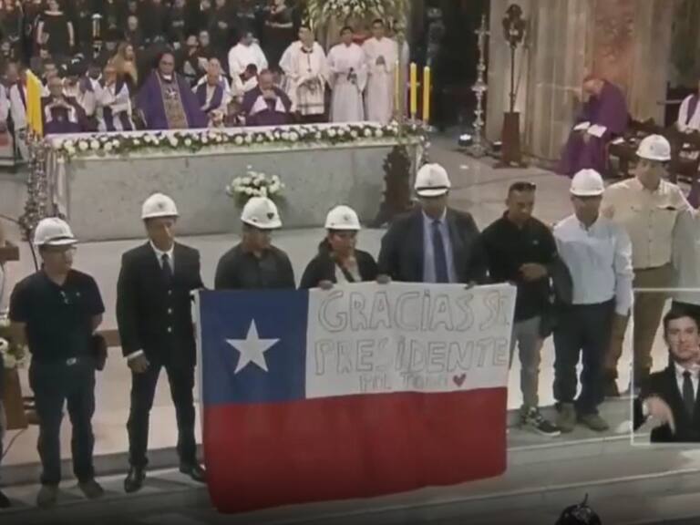 “El adiós de un jefe de turno a otro jefe de turno”: el emotivo discurso de parte de los 33 mineros en el funeral de Estado del expresidente Piñera
