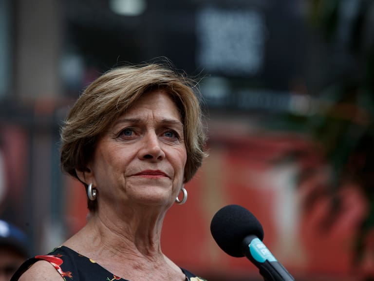 Evelyn Matthei asiste a homenaje de Piñera y acusa a la extrema izquierda de facilitar el ingreso al crimen organizado