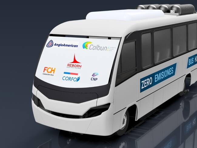 Autonomía de 450 km y capacidad para 24 pasajeros: Así será el primer bus a hidrógeno desarrollado desde cero en Chile