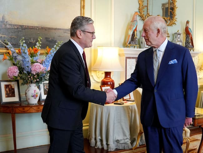 Reino Unido: el rey Carlos declara como primer ministro a Keir Starmer