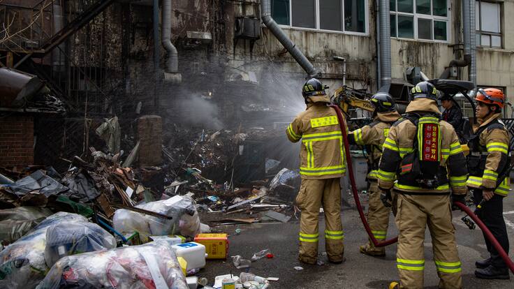 Fatal incendio en fábrica de baterías de Corea del Sur deja al menos 20 muertos