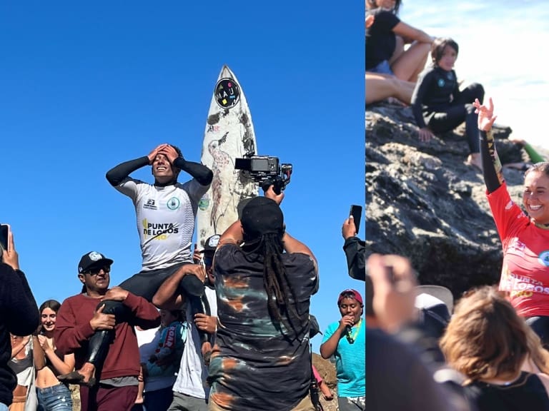 Dominique Charrier y Roberto Araki se proclaman campeones del Punta de Lobos Pro