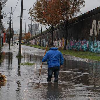 Sistema frontal en Chile: más de 300 personas se encuentran aisladas por las lluvias