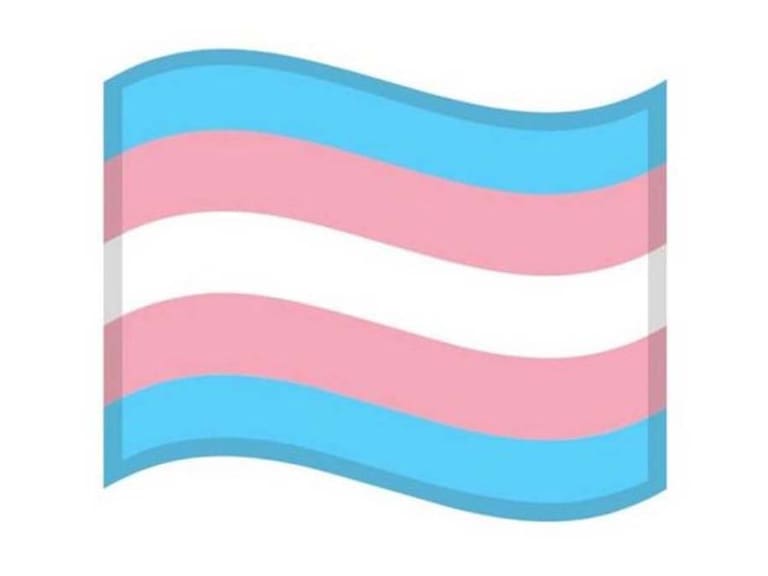 Emoji de la bandera trans en WhatsApp