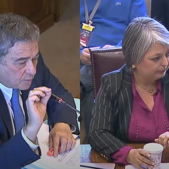 “Estoy hablando yo”: el tenso cruce entre senador Coloma y ministra Jara en comisión por reforma de pensiones 