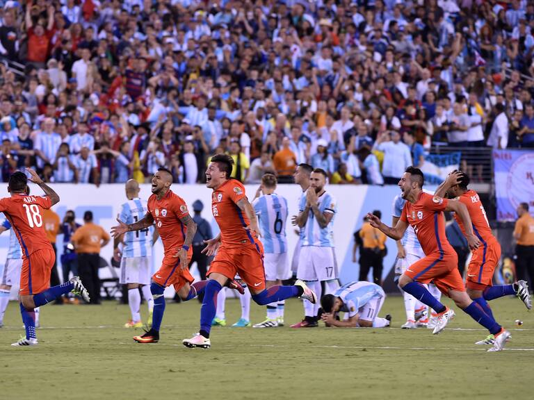Chile y Argentina en la final de la Copa América Centenario | Getty Images