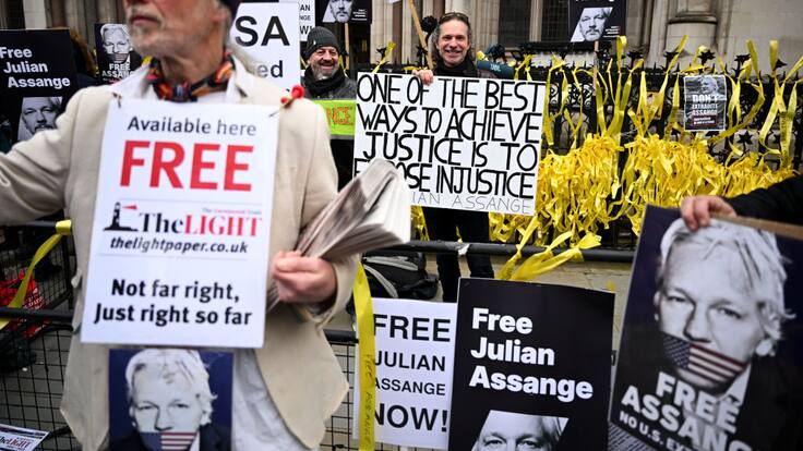 Assange nominado al Premio Nobel de la Paz el día que enfrenta último recurso para no ser extraditado