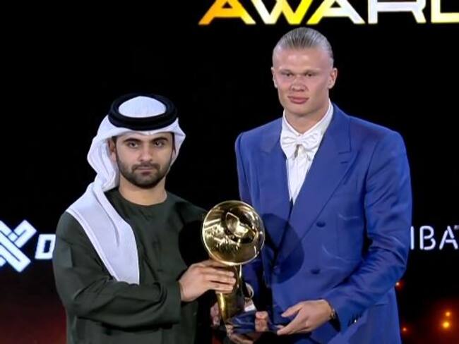 Globe Soccer Awards: Erling Haaland es elegido como el Mejor Jugador del 2023