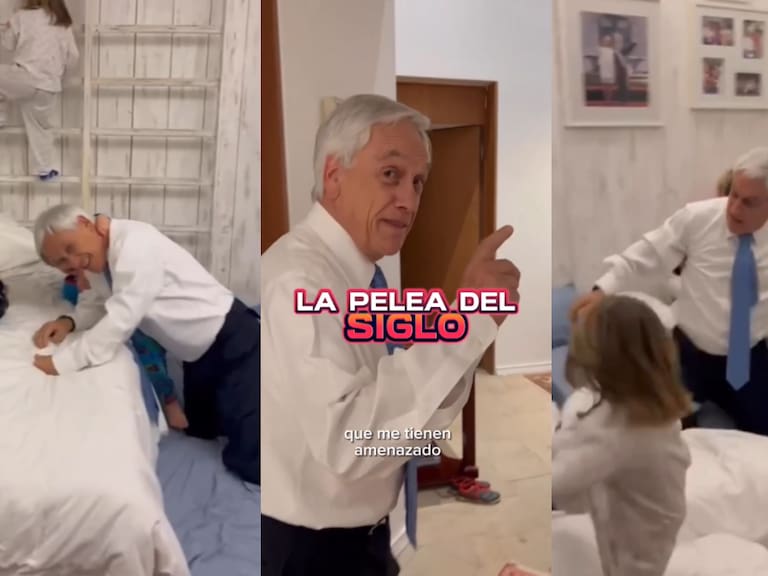El tierno video donde Sebastián Piñera “pelea” con sus nietos que se hizo viral tras su muerte