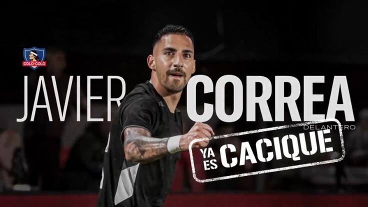Javier Correa es oficializado como el primer refuerzo de Colo Colo
