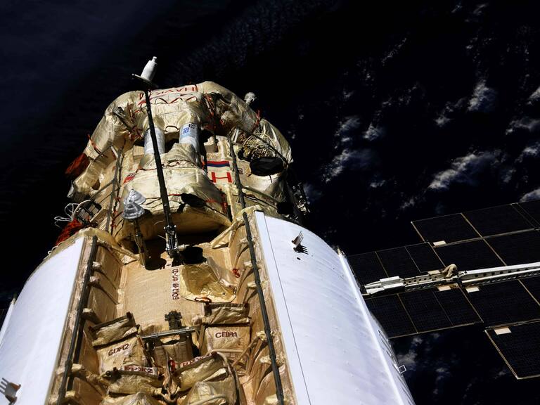 El módulo Nauka llega a la Estación Espacial Internacional