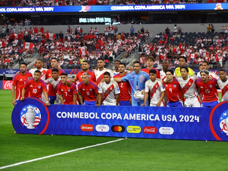 El emotivo gesto entre Chile y Perú antes de iniciar el partido por el Grupo A de Copa América