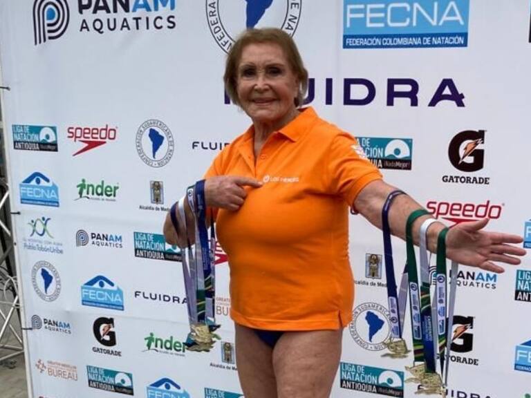 Eliana Busch gana 10 medallas de oro en los Panamericanos y Sudamericanos de Natación Master