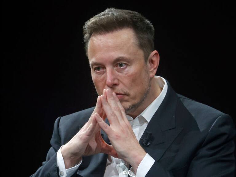 El multimillonario Elon Musk en un evento de tecnología en Francia