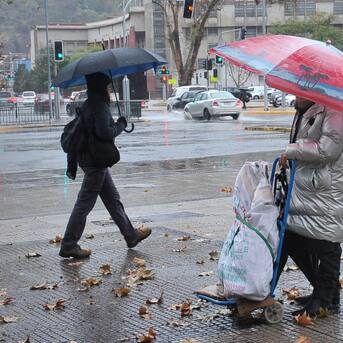 Lluvia en Santiago: cuántos milímetros caerán esta semana y qué comunas tendrán más precipitaciones