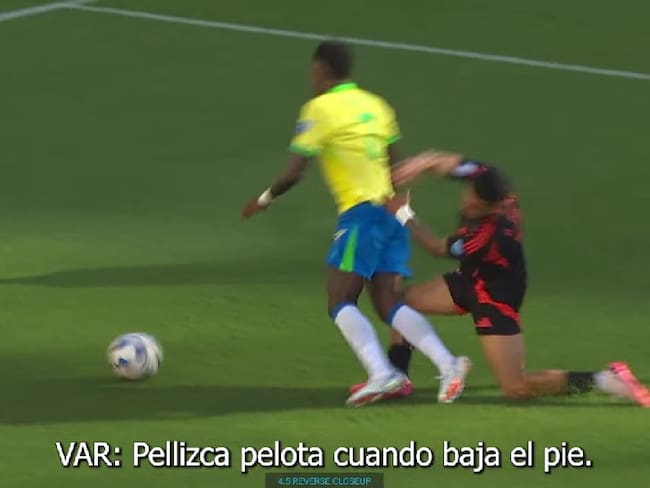 Nuevo papelón en la Copa América: Conmebol reconoció otro error del VAR por no cobrar un penal para Brasil ante Colombia